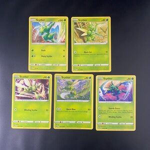 5/68 006/159 004/189 005/189 004/192 Scyther Pokemon Mantis Lot